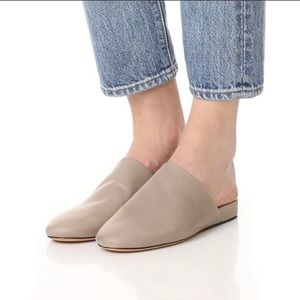 Vince Oren 2 Mules Woodsmoke Grey Sz 8